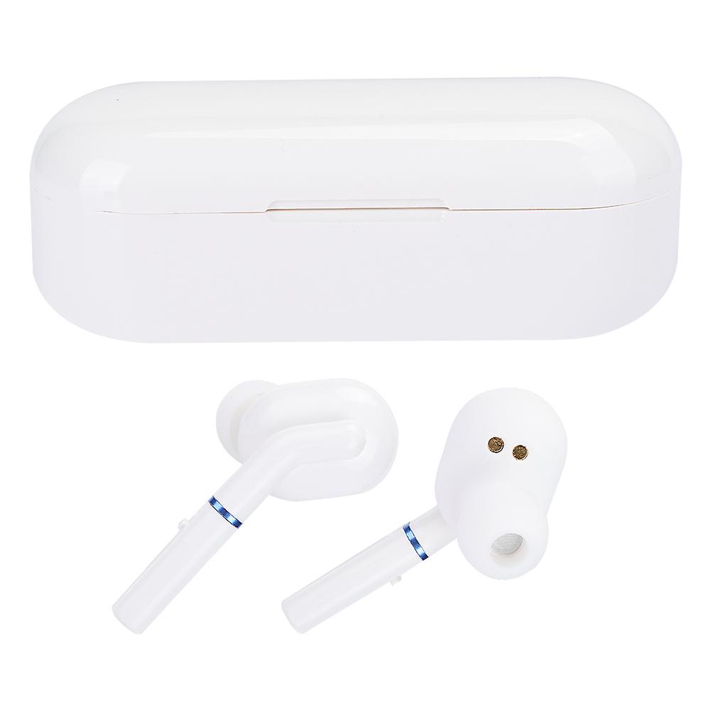 Hq1 Inear Binaural Wireless  Bluetooth Earbud Tws 5.0 Workout Sports Earphone Hifiwhite