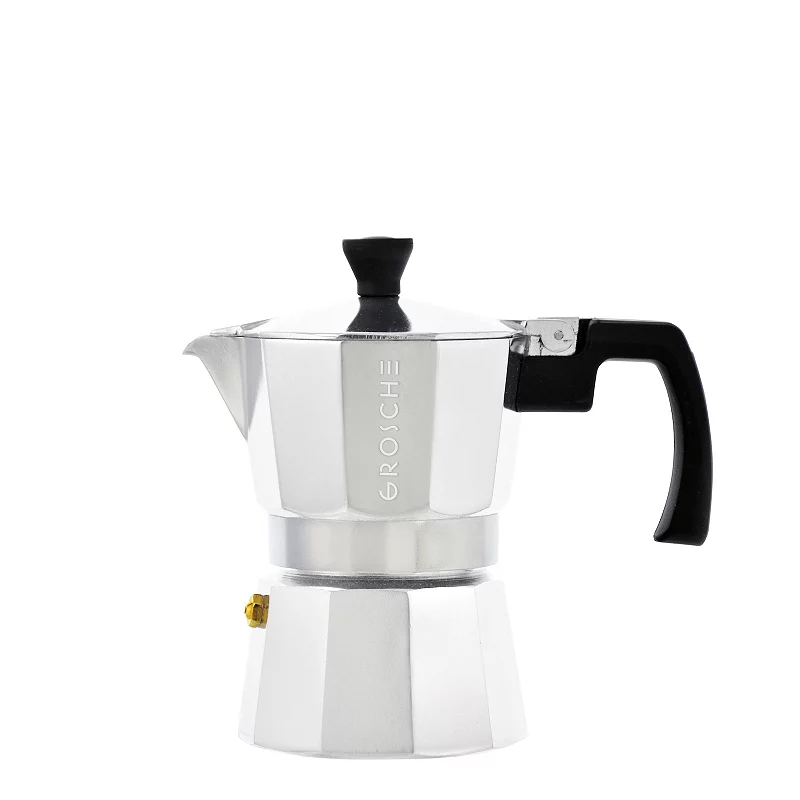 GROSCHE Milano Stovetop Espresso 3-Cup Moka Pot Coffee Maker