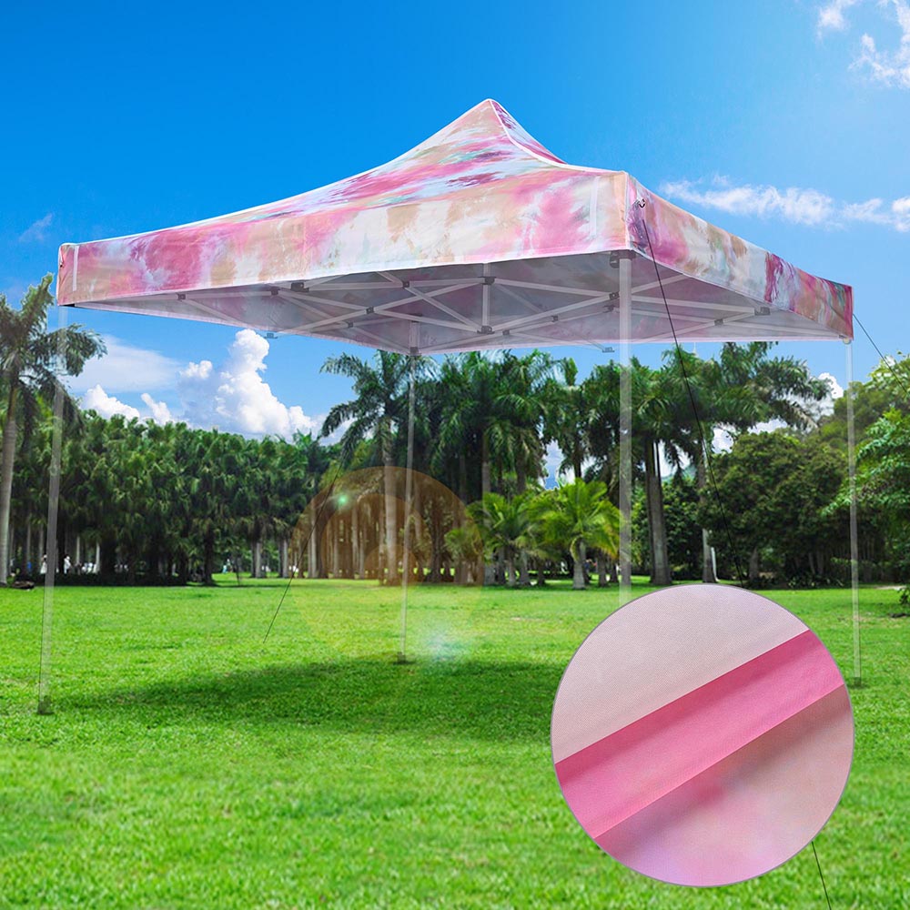 Yescom 10x10 Replacement Canopy Tie-dyed Pink