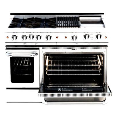 Capital 48-inch Freestanding Gas Range MCOR484BB-N