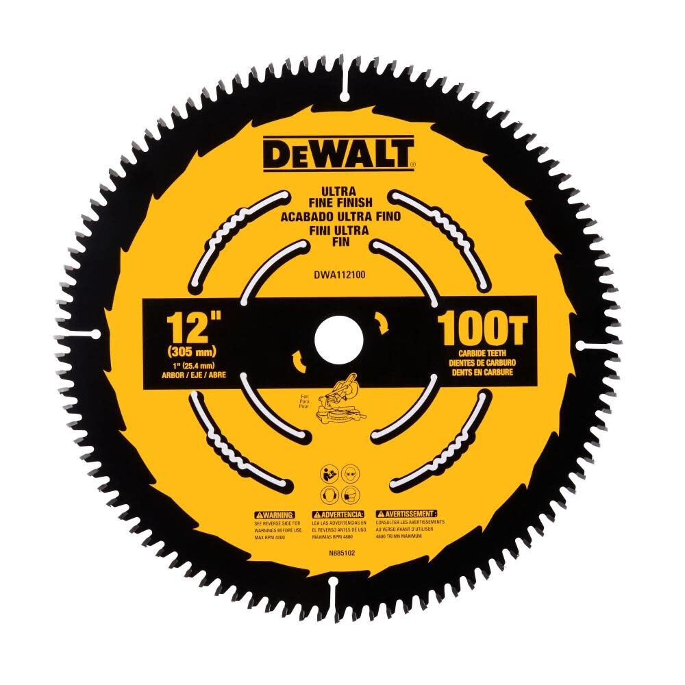 DEWALT Circular Saw Blade 12" 100T DWA112100 from DEWALT