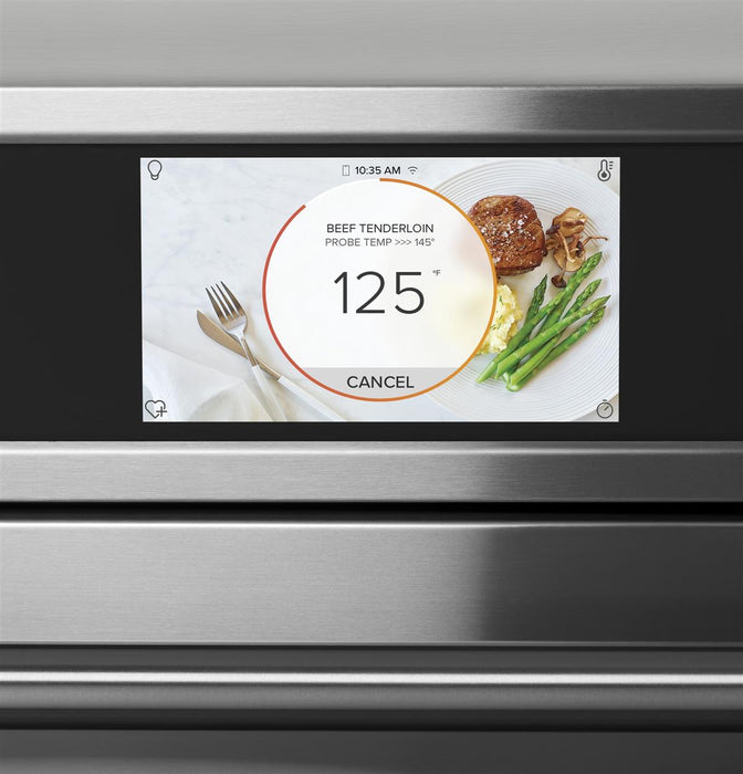 GE Cafe CTS70DP2NS1 30quot Smart Single Wall Oven with Convection in Stai