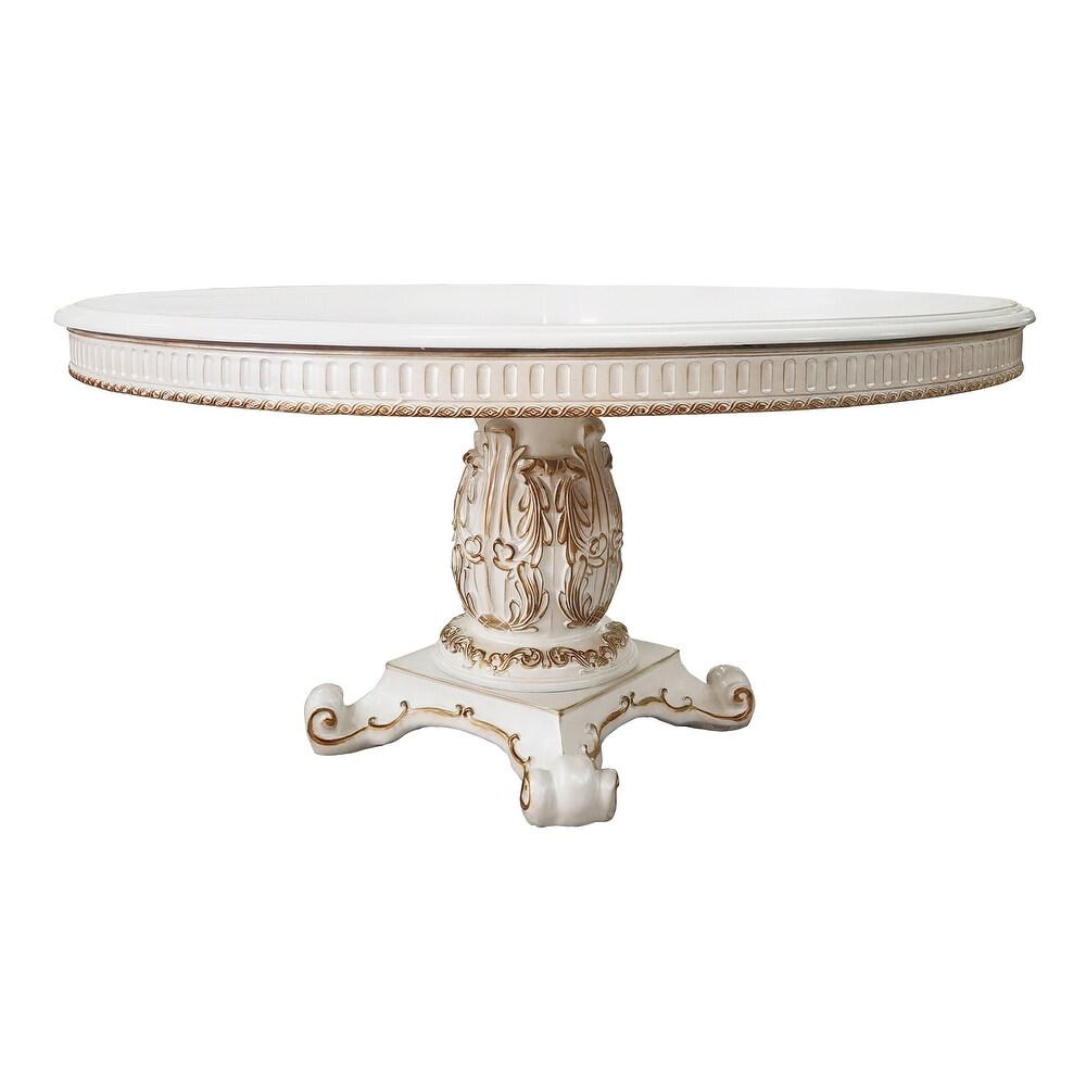 Casada Antique Pearl Round Dining Table