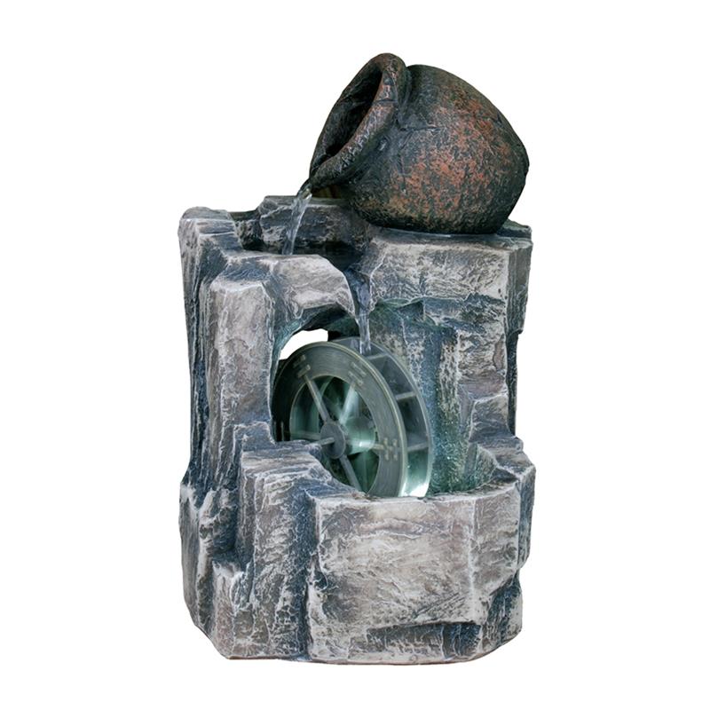 Ore International Water Mill Tabletop Fountain