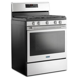 Maytag 5.0 cu. ft. Gas Range with 5th Oval Burner in Fingerprint Resistant Stainless Steel MGR6600FZ