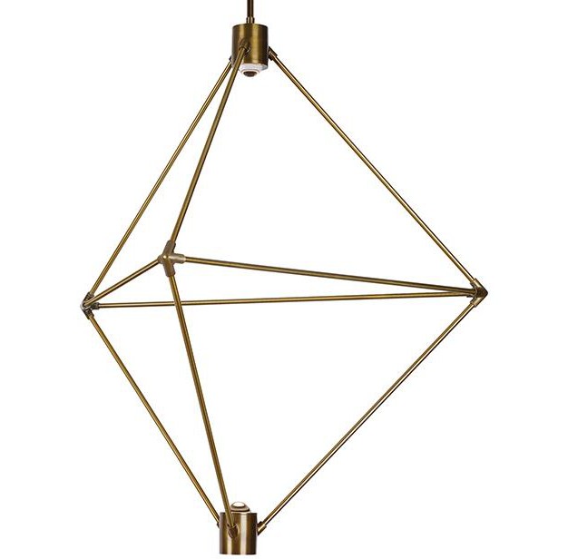 Wide Geometric Modern Led Chandelier