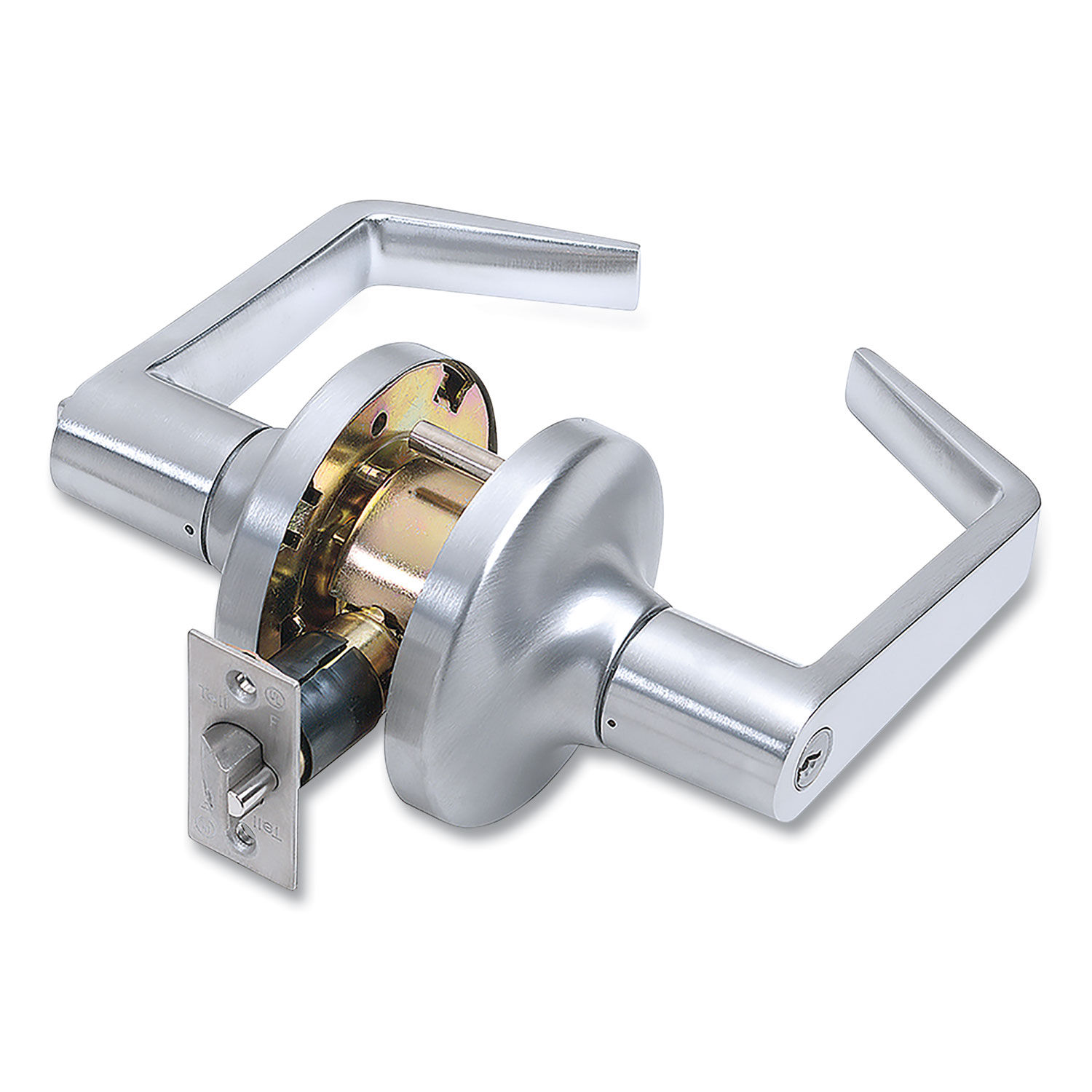 Heavy Duty Commercial Entry Lever Lockset by Tellandreg; PFQCL100150