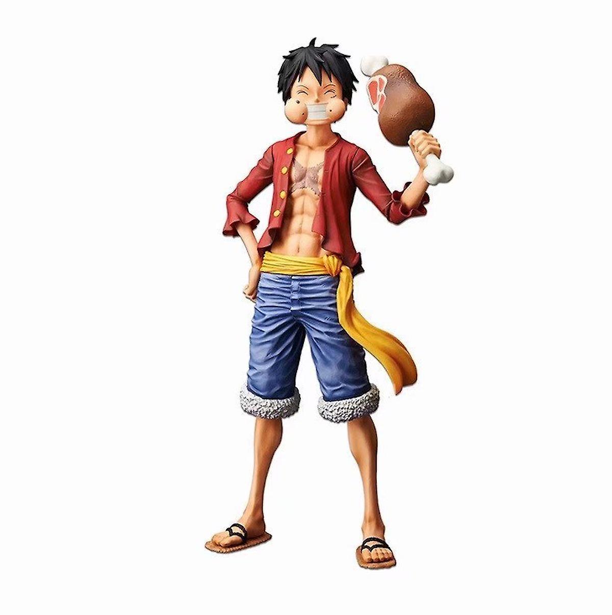 One Piece Figure Luffy Stand Pose Anime Toy Model 28cm