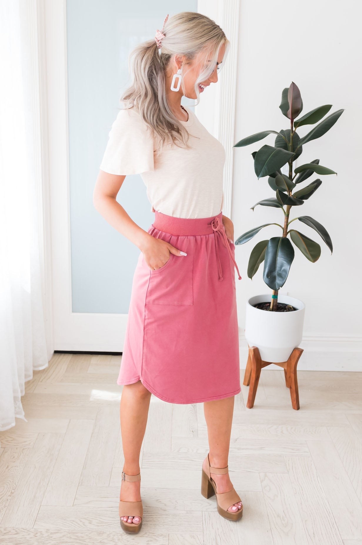 Spring Glow Modest Skirt