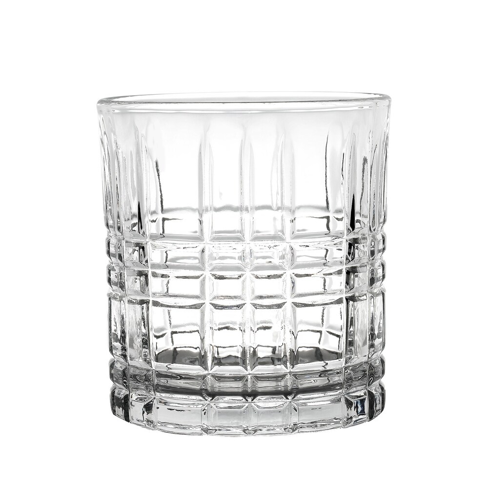 Lorren Home Trends 11 OZ Double Old Fashion Glass  Set of 6