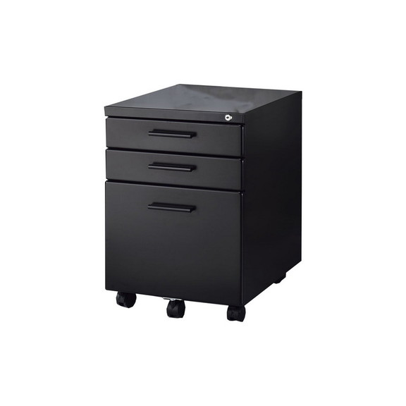 Benjara BM209615 Contemporary Style File Cabinet w...