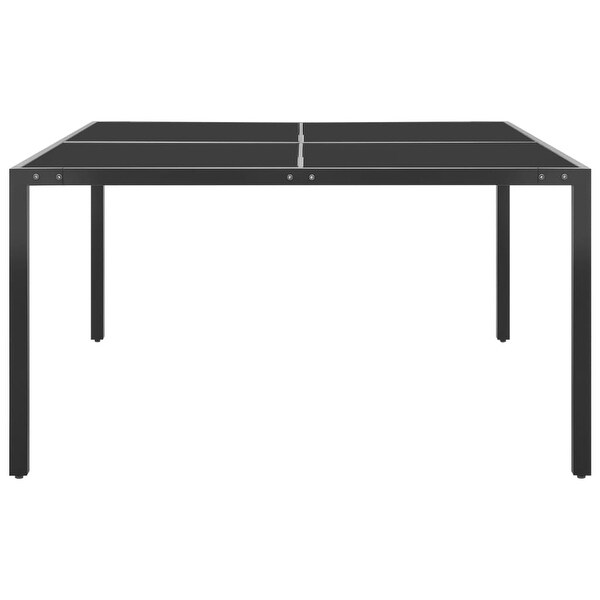 vidaXL Patio Table Anthracite 51.2