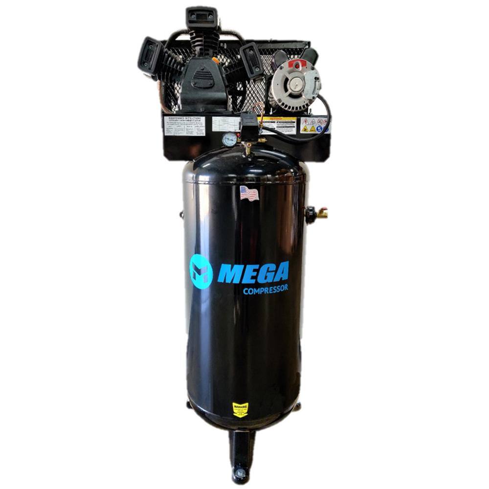 Mega Compressor 60 Gal. 5 HP 150 PSI Electric Upright Air Compressor MP-6560VB