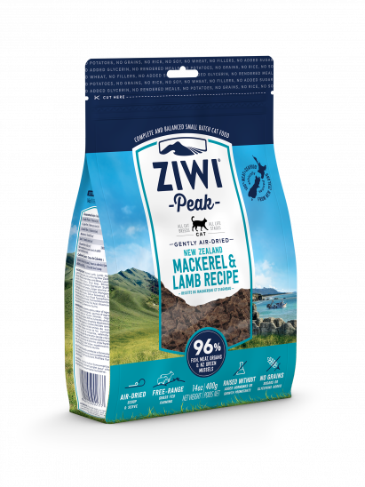 Ziwi Peak Air Dried Grain Free Mackerel  Lamb Cat Food