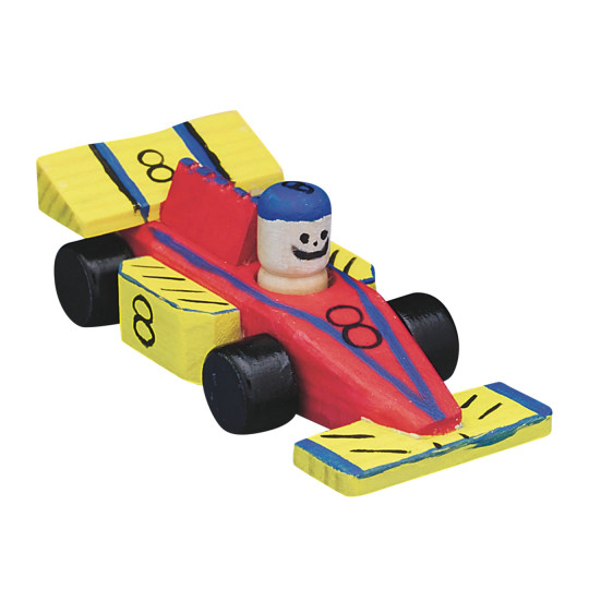 S S Worldwide Wooden Race Cars Craft Kit