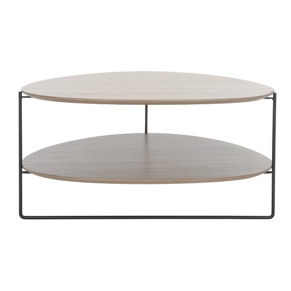 SAFAVIEH Ami Modern 2-Tier Coffee Table - 30 in. W x 28 in. D x 16 in. H