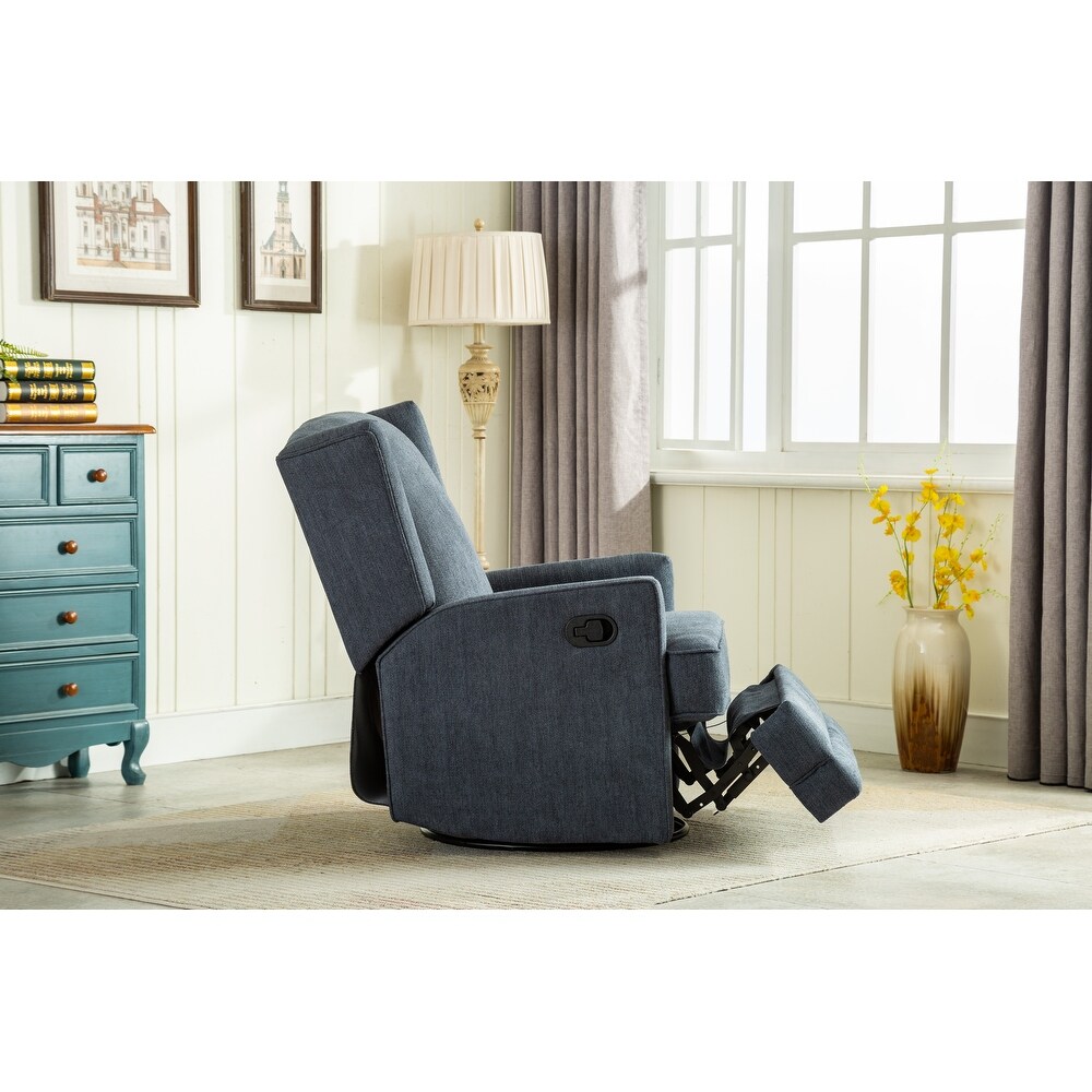 Glider Recliner Swivel Wingback Chair Smooth reclining Massage Chairs