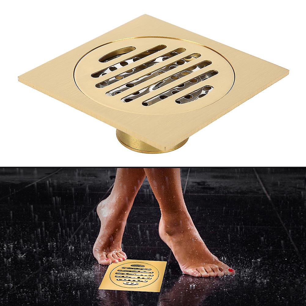 Bathroom Hardware Brass Anti Odor Shower Floor Drain Water Draining Supplies For Kitchen Toilet