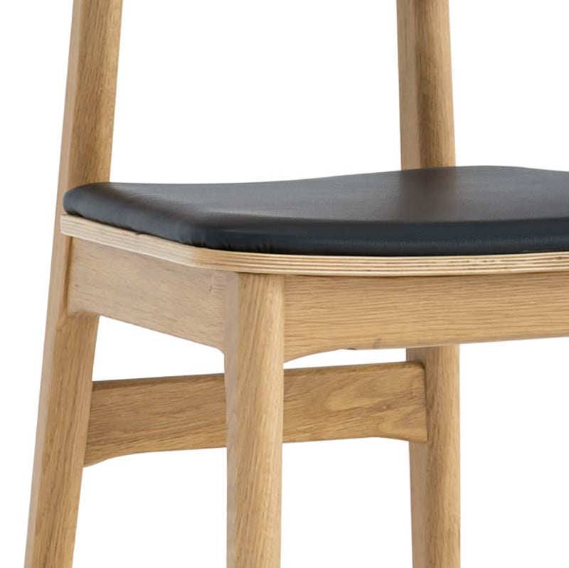 TACY Dining Chair - Natural & Black