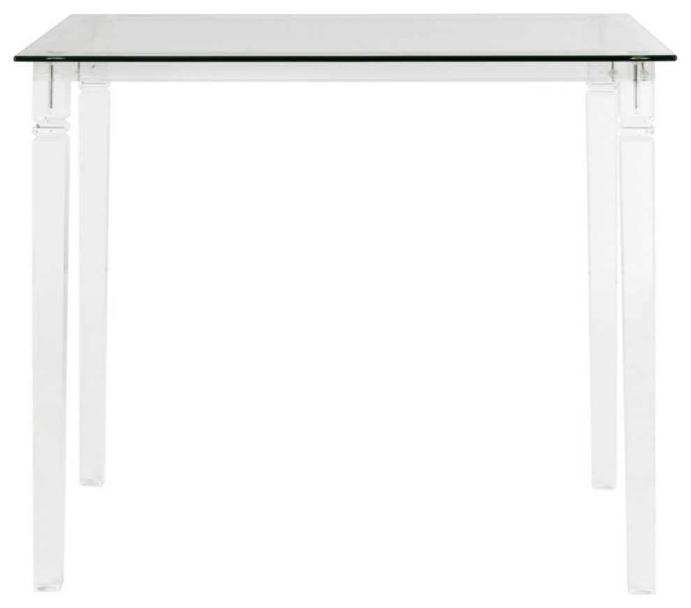 Caley Acrylic Side Table   Contemporary   Side Tables And End Tables   by Rustic Home Furniture Deco  Houzz