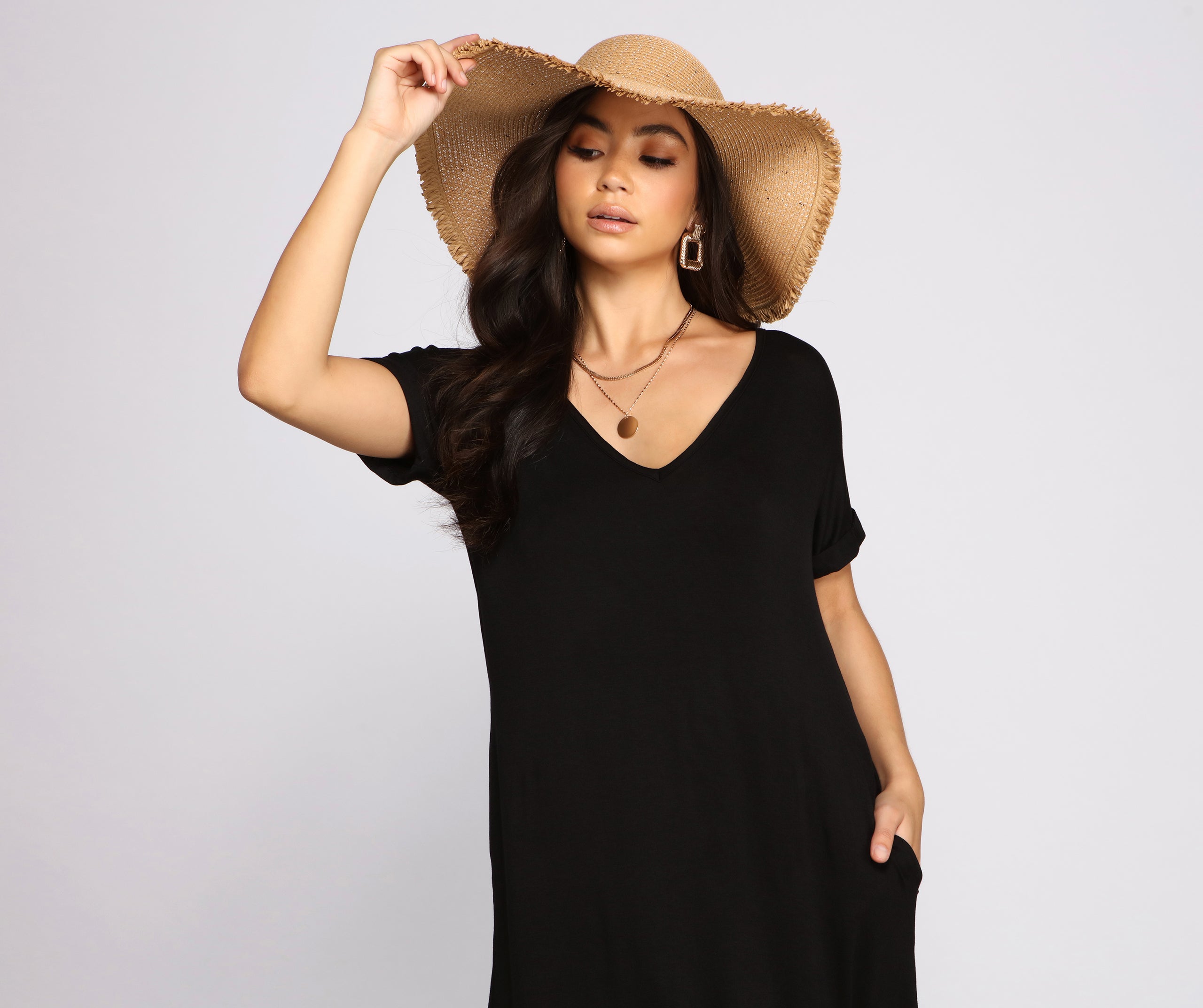 A Casual-Chic Moment Maxi Dress