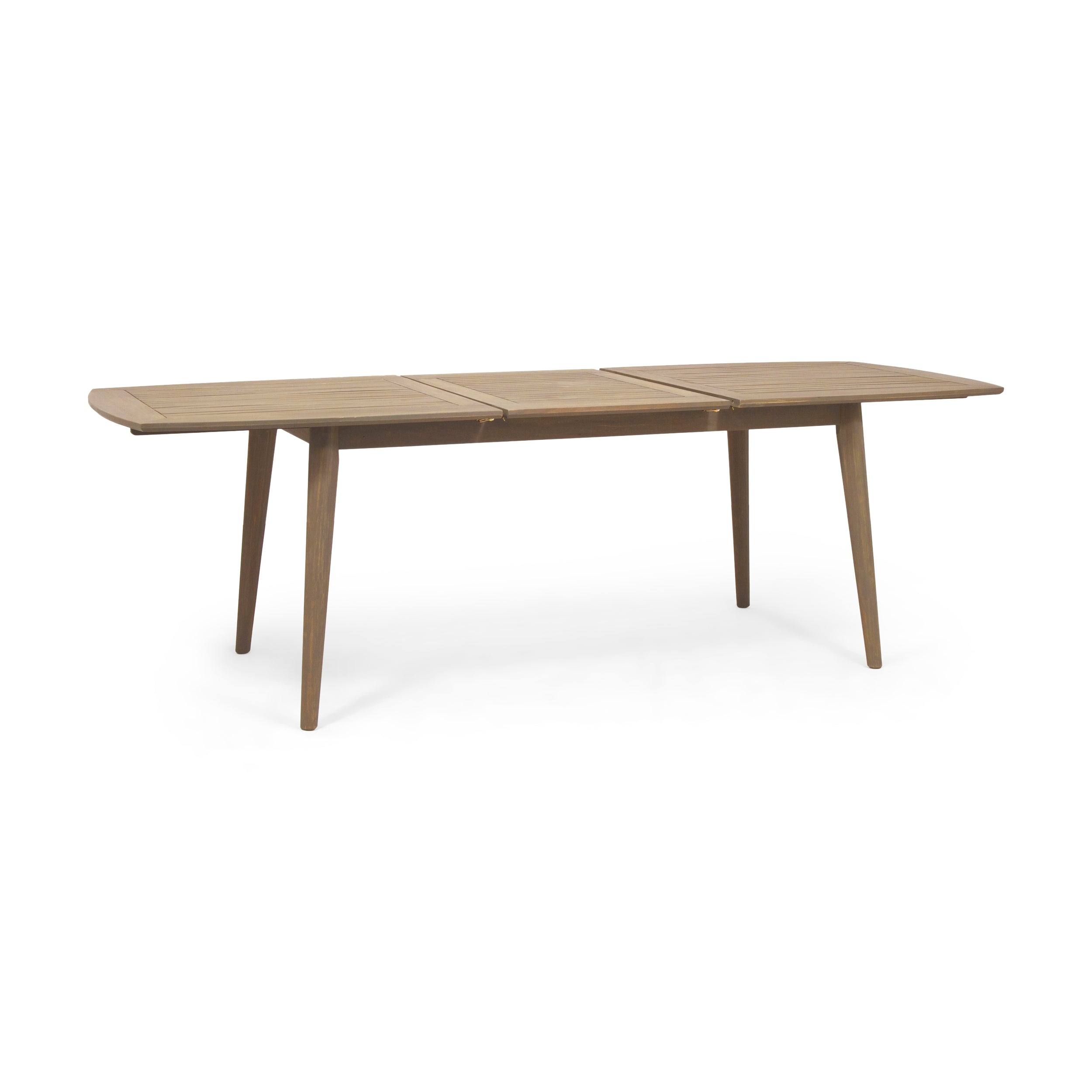 Stanford Outdoor Acacia Wood Expandable Dining Table