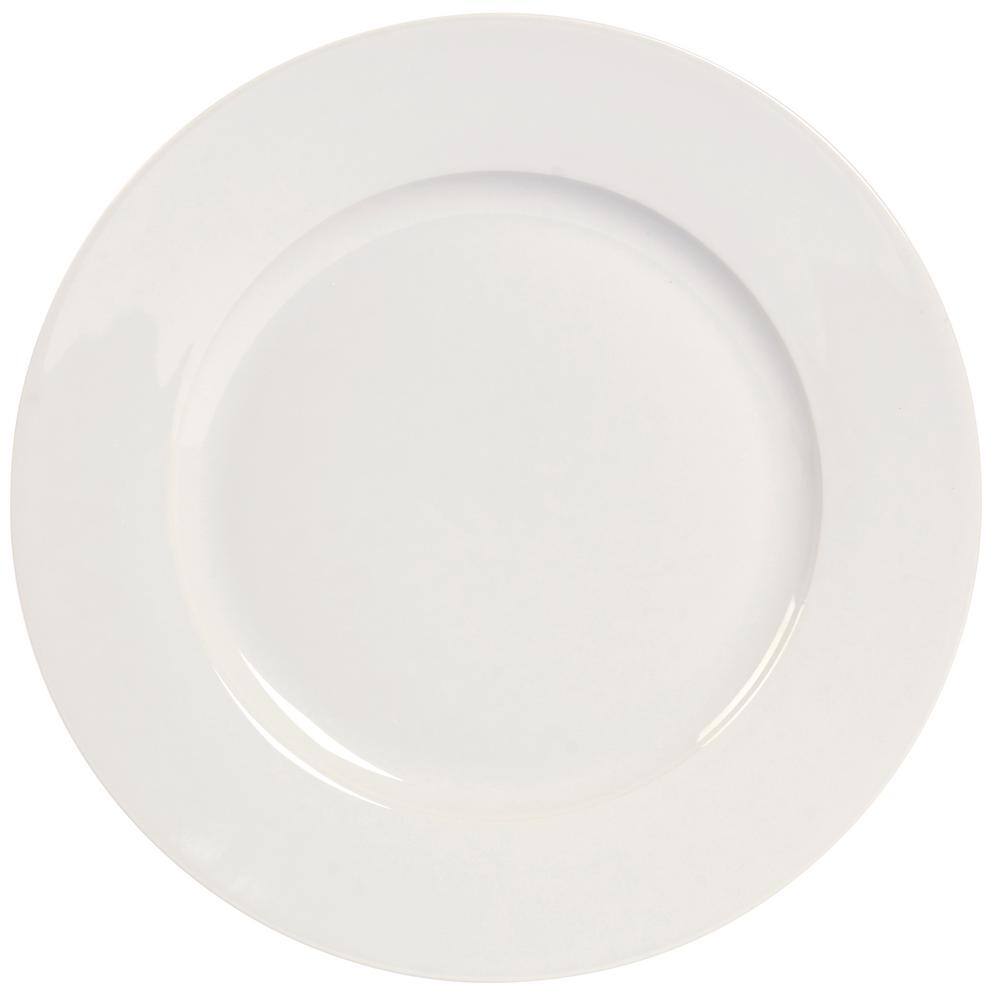 Tabletops Gallery 16-Piece Casual White Ceramic Dinnerware Set (Service for 4) TTU-U3680-EC