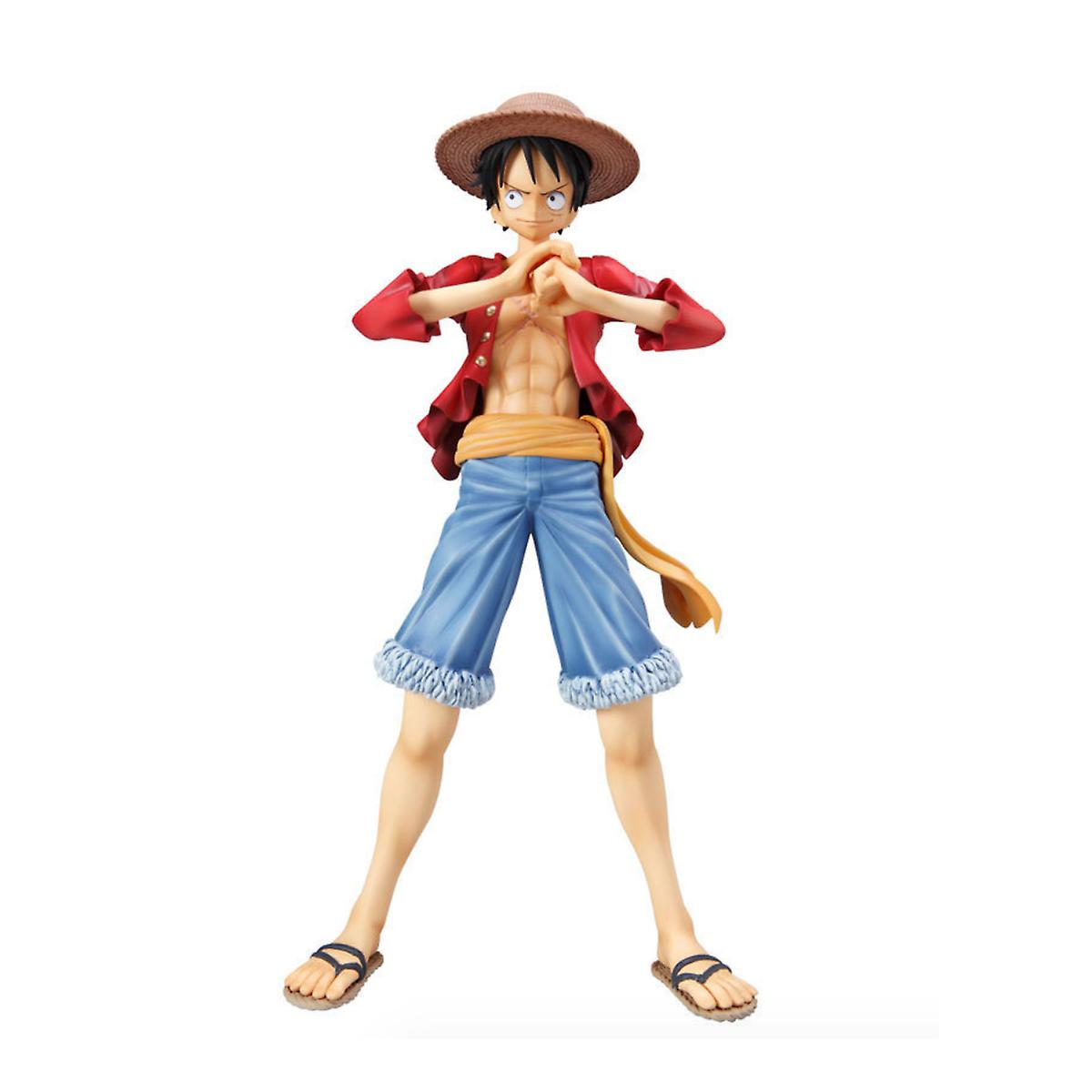 Straw Luffy One Piece Anime Action Figure Toy Model 20cm