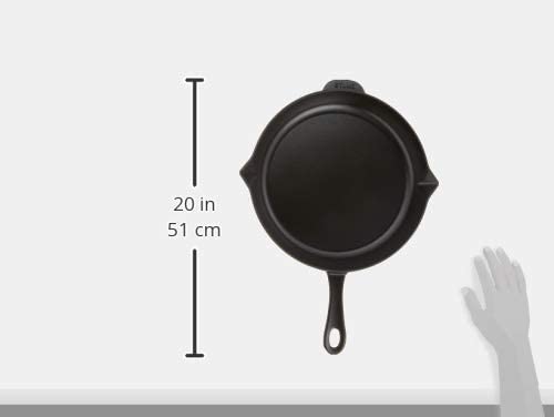 Staub 1223025 Cast Iron 12-inch Fry Pan - Matte Black， Made in France