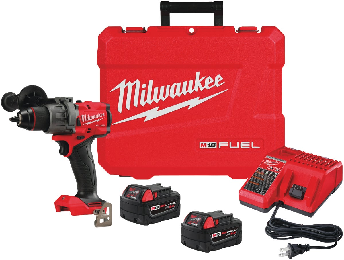 MW M18 FUEL XC Lithium-Ion Brushless Cordless Hammer Drill Kit