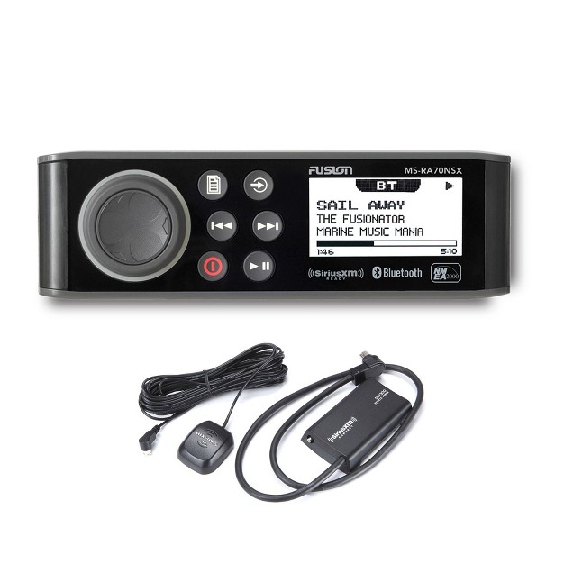 Garmin Fusion Ms ra70nsx Marine Radio Receiver With Sxv300m1 Siriusxm Satellite Radio Receiver With Marine rv Antenna