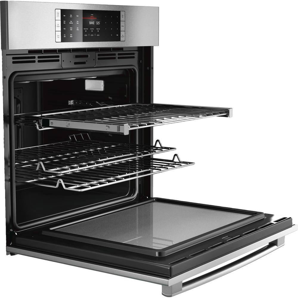 Bosch Benchmark Benchmark Series 30 in. Built-In Single Electric Convection Wall Oven with Fast Preheat Self-Clean in Stainless Steel HBLP451UC