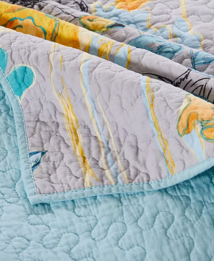 Greenland Home Fashions Watercolor Dream Quilted Throw， 50