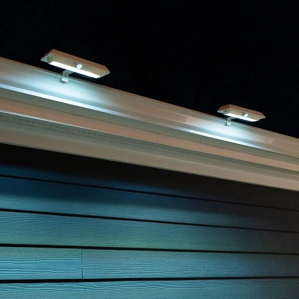 Nitebrite Solar Motion Detector Outdoor LED Lights 2 or 4 Pack