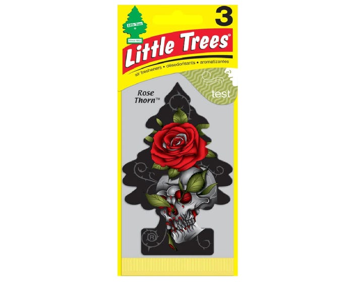 Little Trees® Air Freshener Rose Thorn™， 3 Pack - U3S-37308