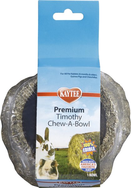 Kaytee Premium Timothy Chew-A-Bowl Small Animal Treats