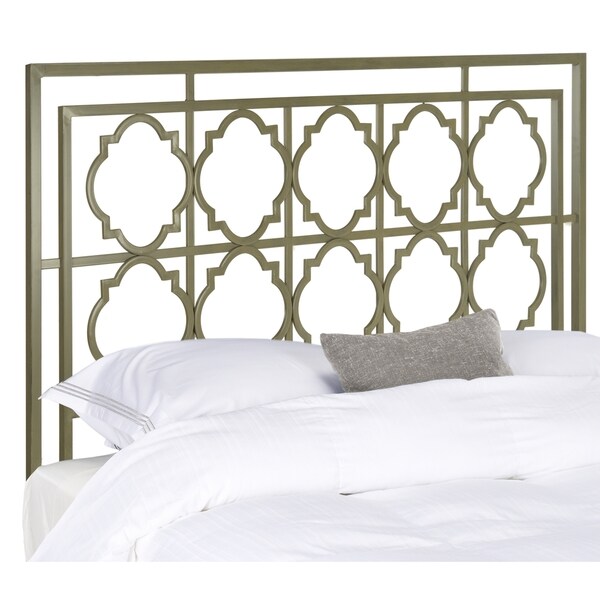 SAFAVIEH Silva Metal French Silver Headboard (King) - - 14491493