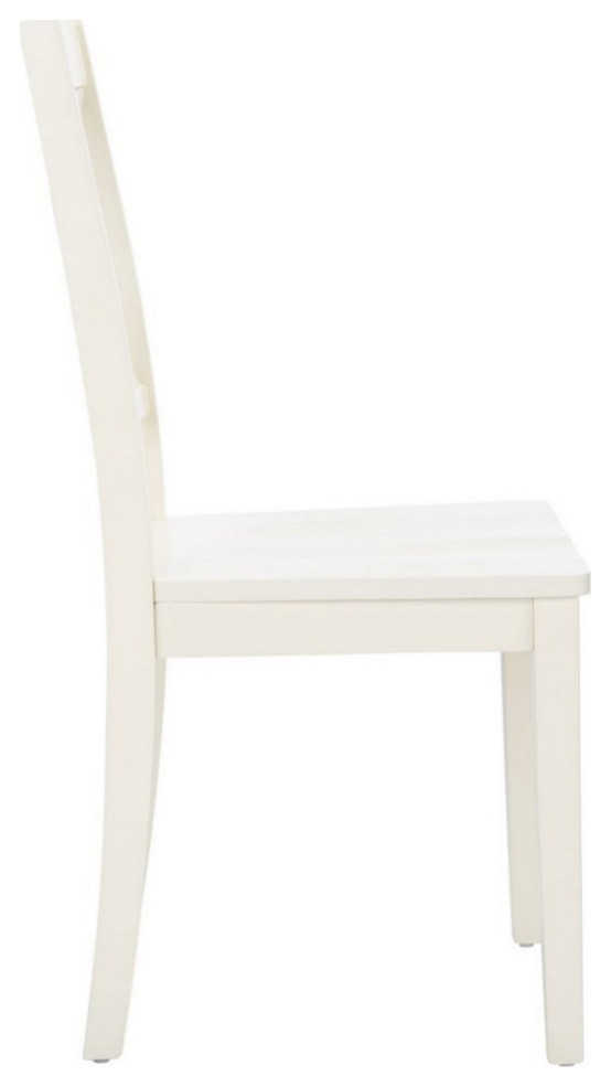 Pixie X Back Dining Chair  Set of 2  White   Transitional   Dining Chairs   by Rustic Home Furniture Deco  Houzz