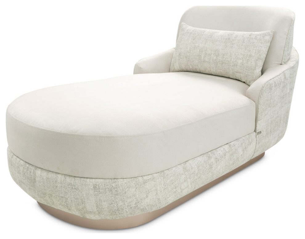 Aurora Chaise Lounger   Quarry/Moonlight   Contemporary   Indoor Chaise Lounge Chairs   by Michael Amini  Houzz