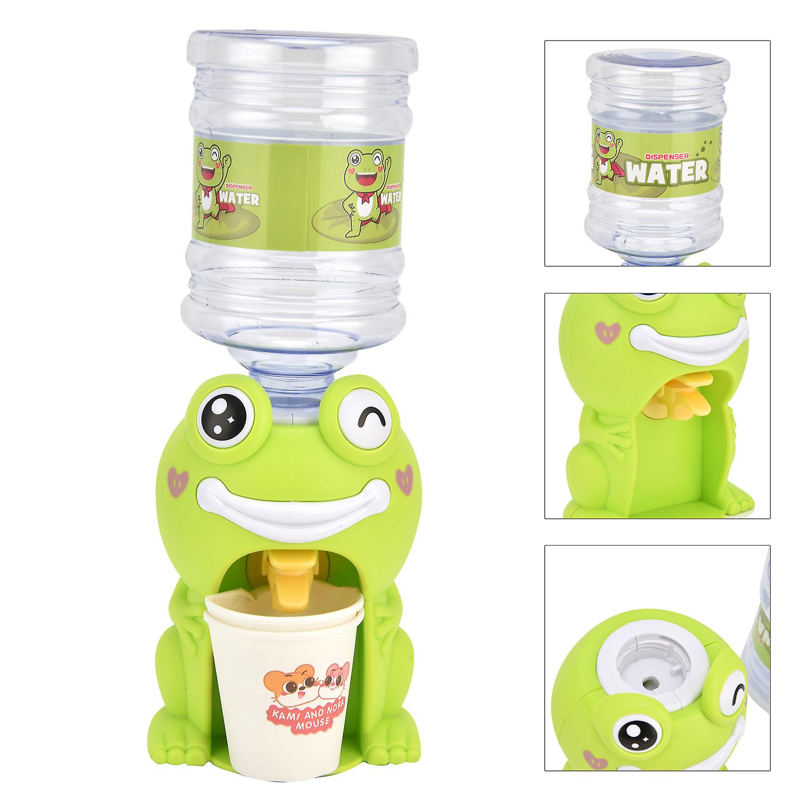 Mini Water Dispenser Cute Simulation Cartoon Kitchen Toy For Children Home Kitchengreen Frog