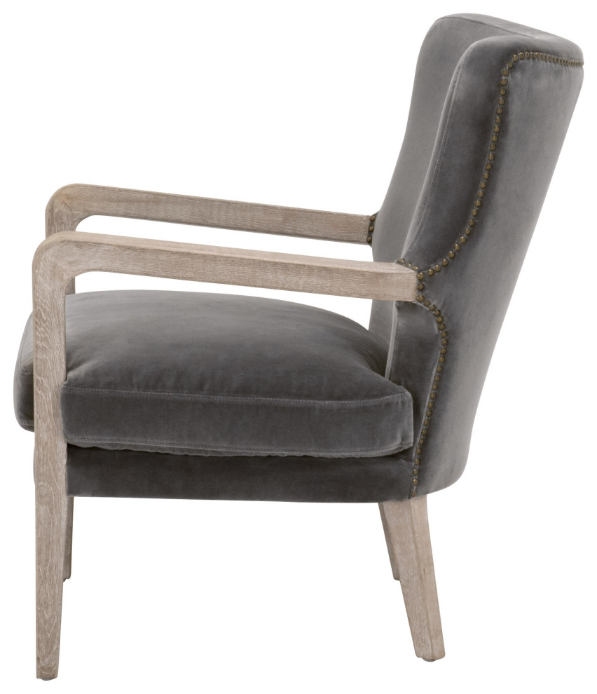 Calvin Club Chair   Farmhouse   Armchairs And Accent Chairs   by Essentials for Living  Houzz