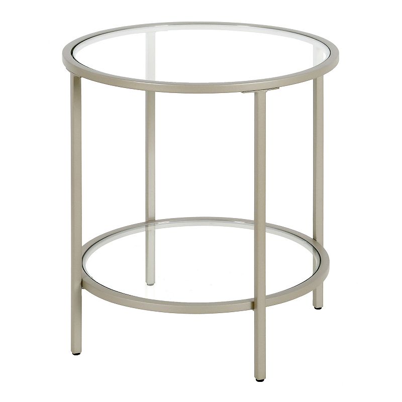 Finley and Sloane Round Sivil End Table