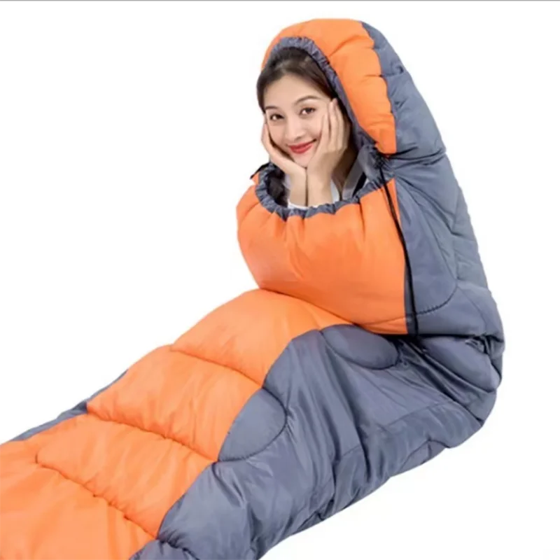 Wholesale Cold Weather Waterproof Winter Inflatable Down Outdoor Camping Sleeping Bag