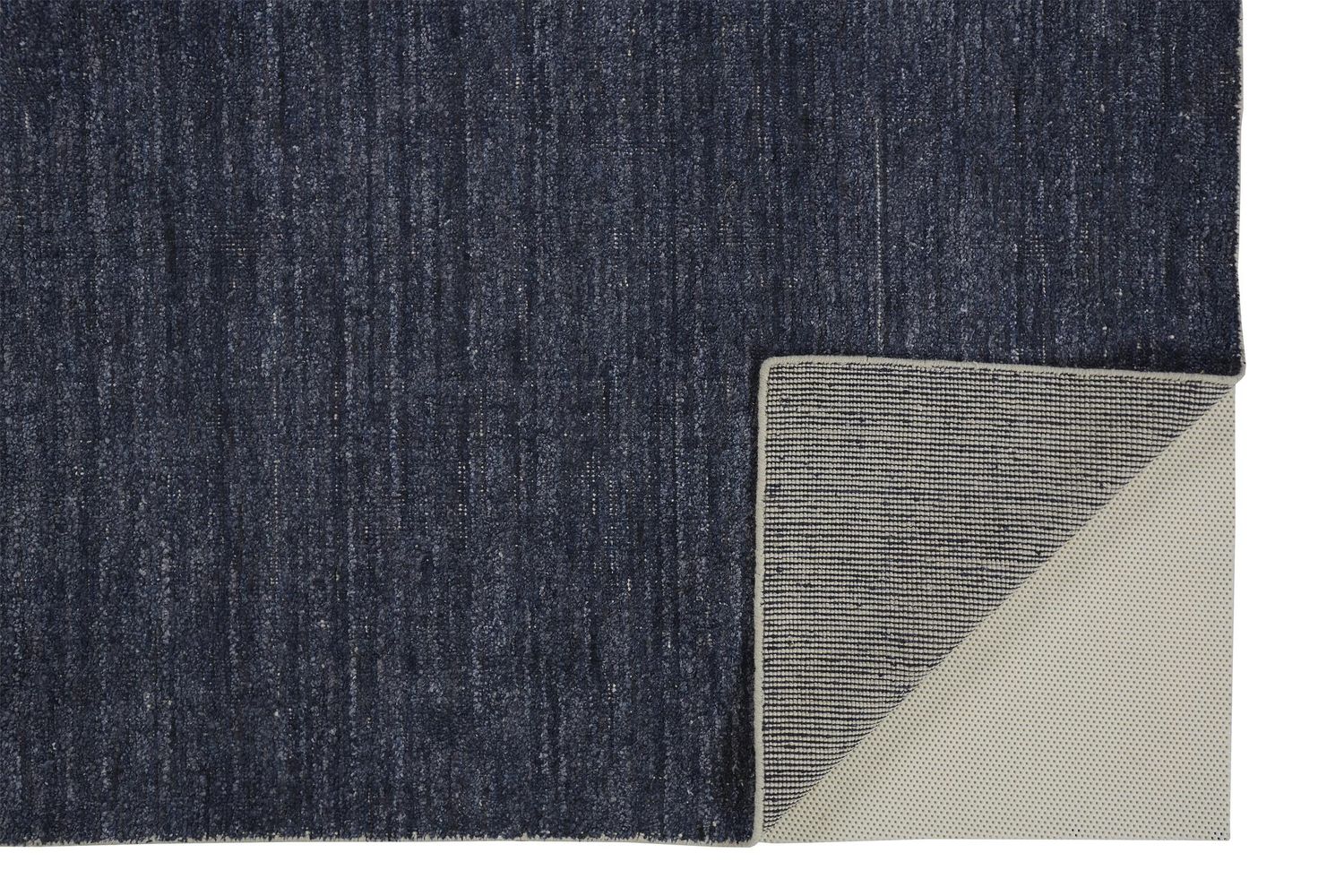 Legros Hand Woven Navy Blue Rug by BD Fine