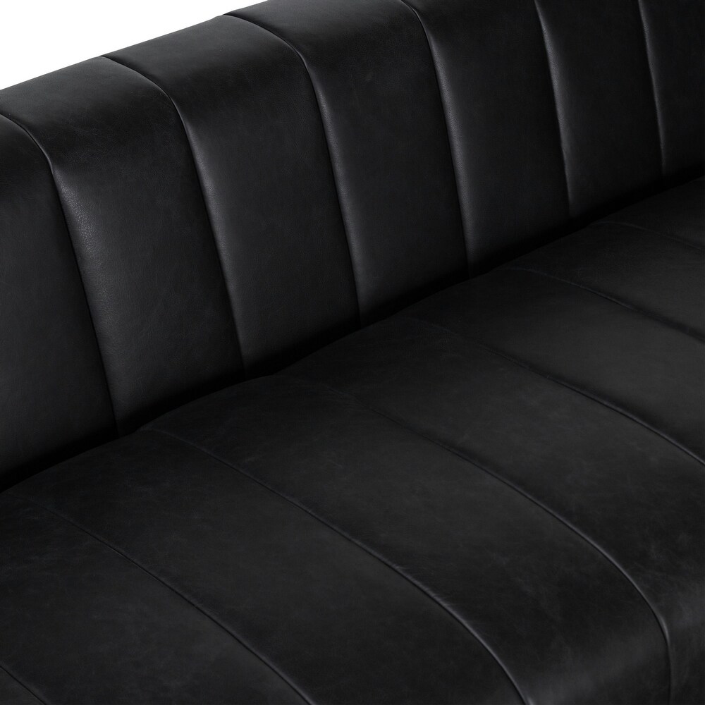 Poly and Bark Canale Sofa   Genuine Italian Leather