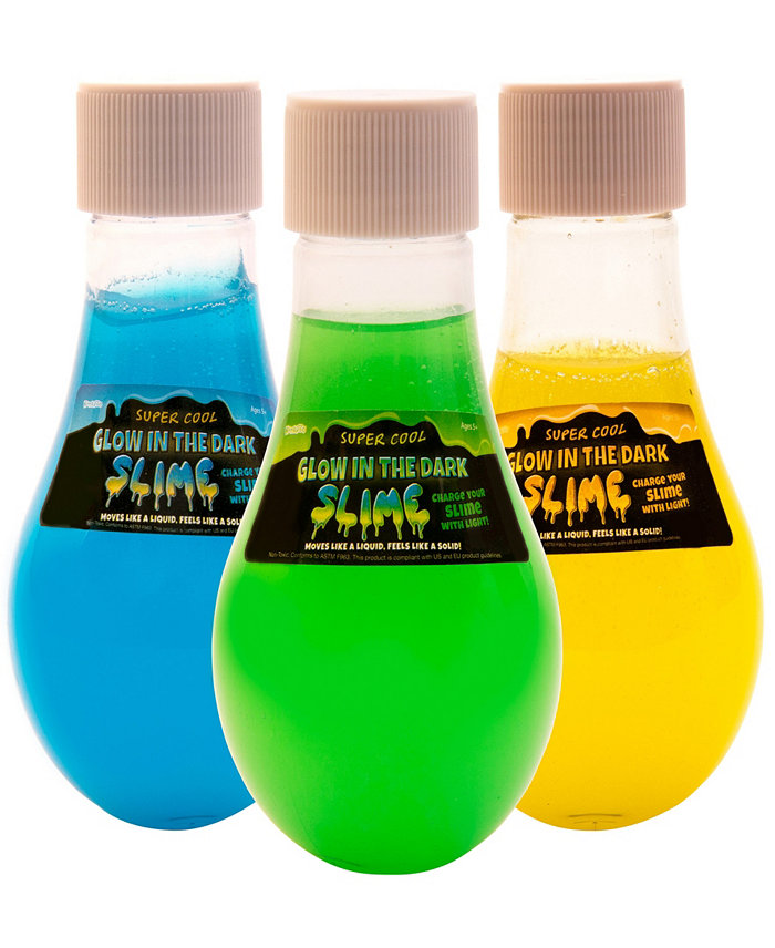 Super Cool Compounds Slime Glow In The Dark Pack Of 3