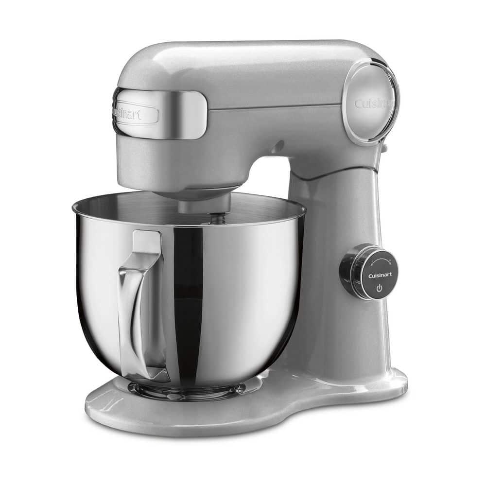 Cuisinart Precision Pro 55 qt 12Speed Silver Lining Digital Stand Mixer with LED Display