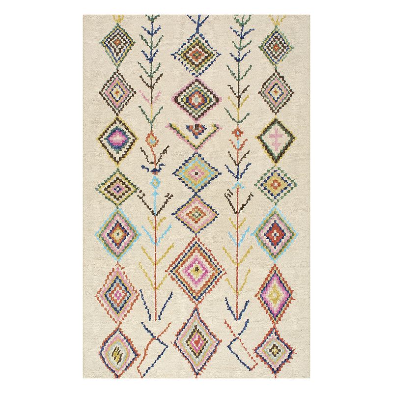 nuLOOM Belini Geometric Wool Blend Rug