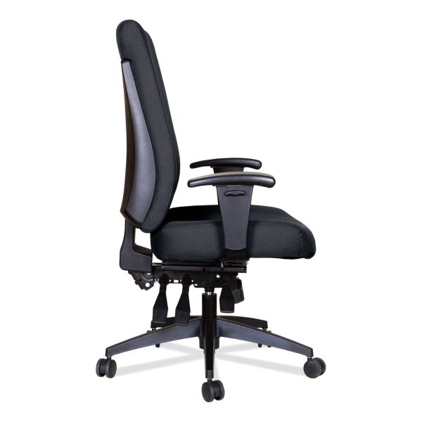 Alera Wrigley Series High Performance High-Back Multifunction Task Chair， Supports 275 lb， 18.7