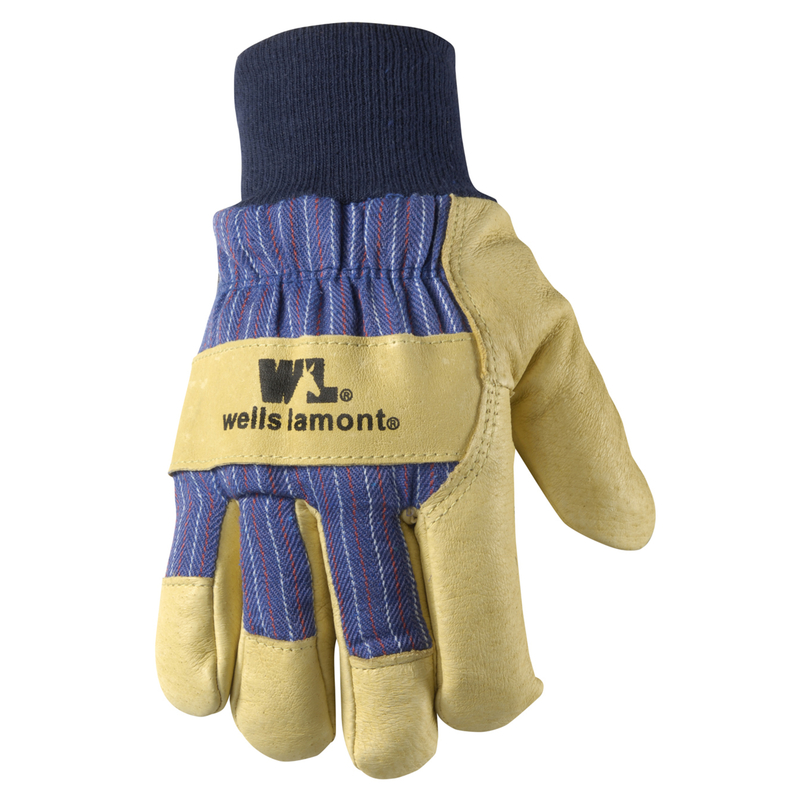 Wells Lamont Men\u0027s Cold Weather Work Gloves Tan/Blue XL 1 pk